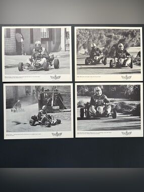 Rare, Authentic Vintage 60’s Fox Karts Go-Kart Racing 8x10 Black & White Prints